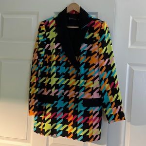 New York & Company Houndstooth Jacket